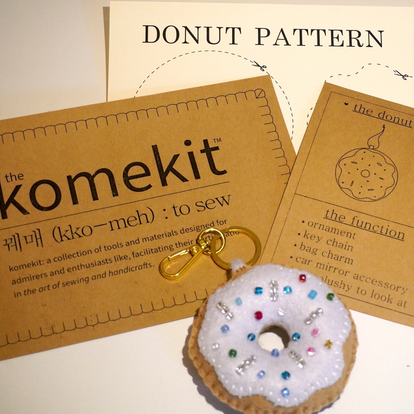 CRAFT KIT: The White Donut