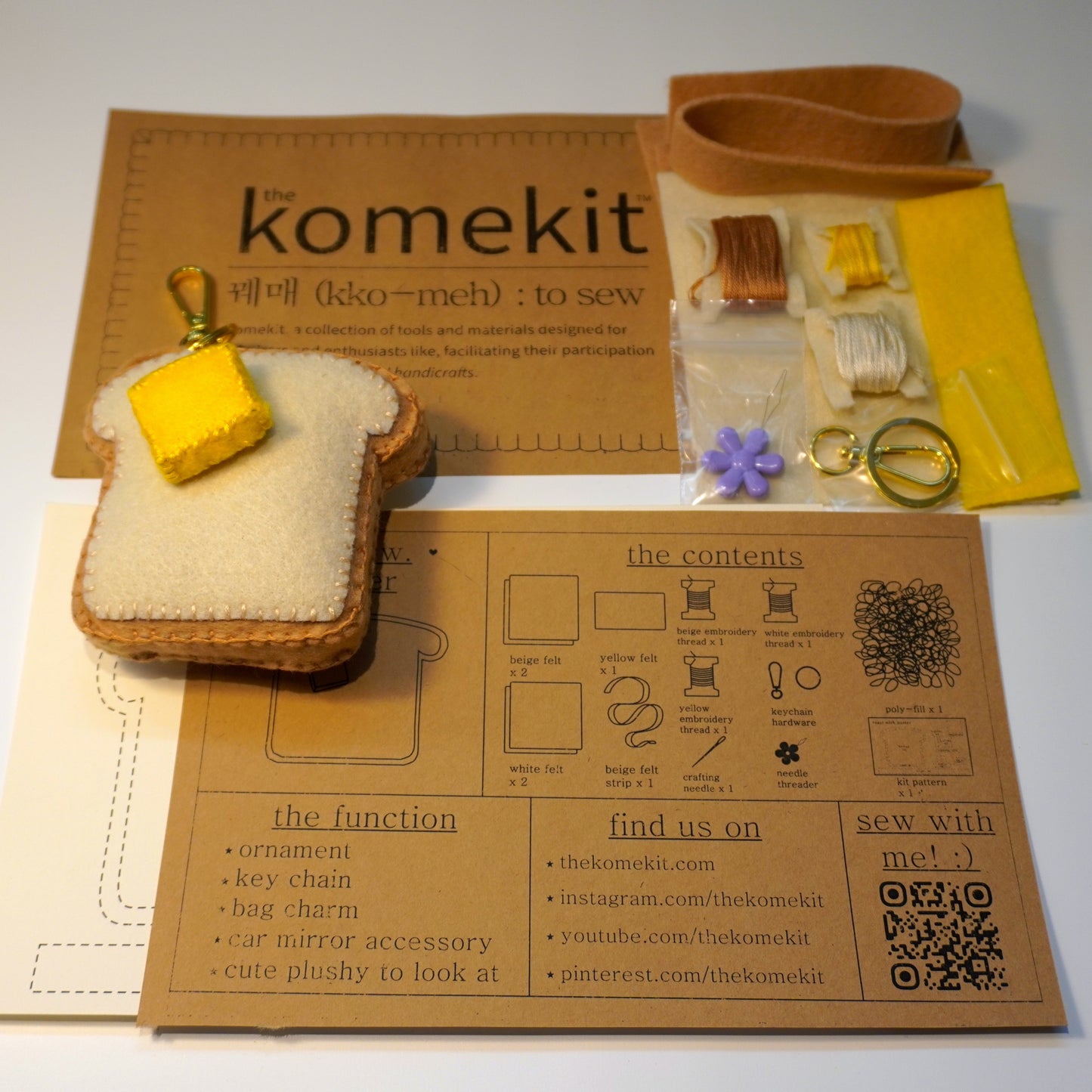 CRAFT KIT: Toast with Butter